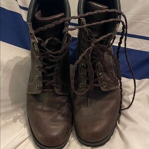 Timberland Dark Brown Leather Boots